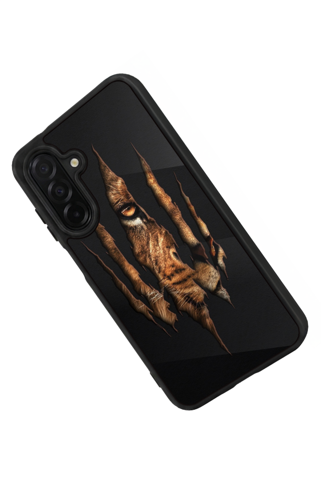 Samsung Galaxy A36 Uyumlu Aslan Tasarımlı Glossy Premium Kılıf