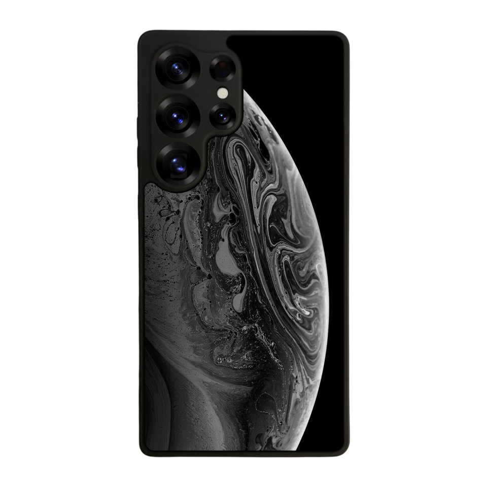 Samsung Galaxy S25 Ultra Uyumlu Ay Tasarımlı Glossy Premium Kılıf