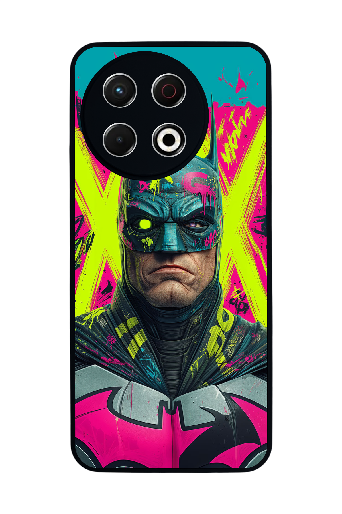 Tecno Spark 30 Pro Uyumlu Batman Tasarımlı Glossy Premium Kılıf