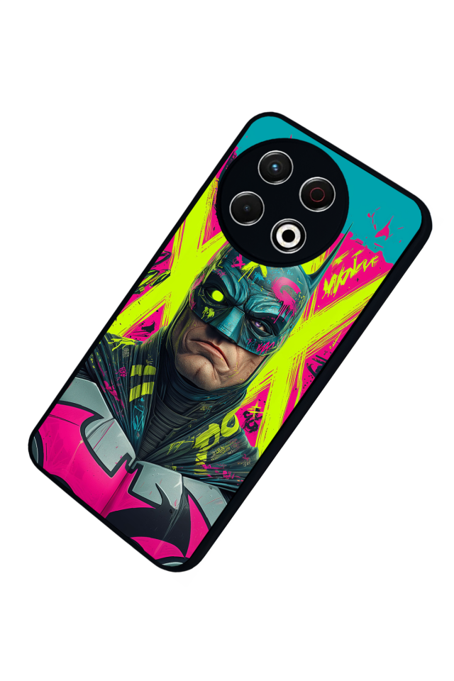 Tecno Spark 30 Pro Uyumlu Batman Tasarımlı Glossy Premium Kılıf