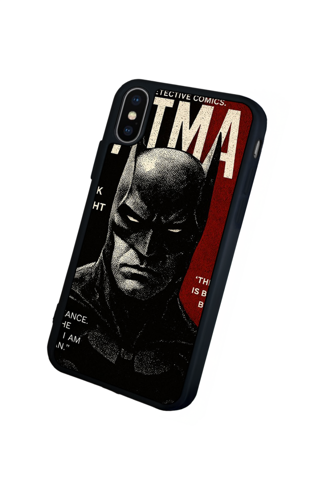 iPhone X/ XS Uyumlu Batman Tasarımlı Glossy Premium Kılıf