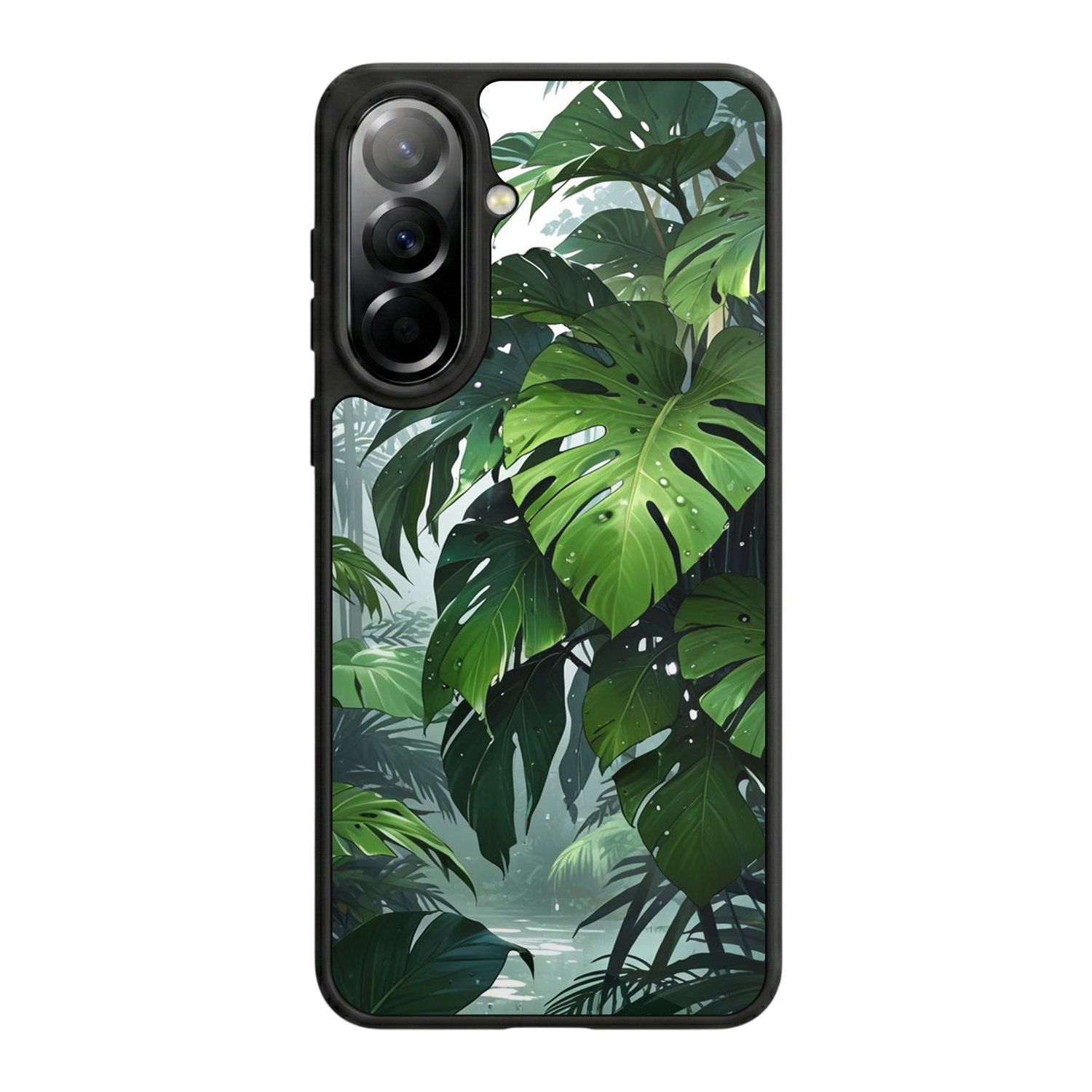 Samsung Galaxy A37 Uyumlu Botanik Tasarımlı Glossy Premium Kılıf