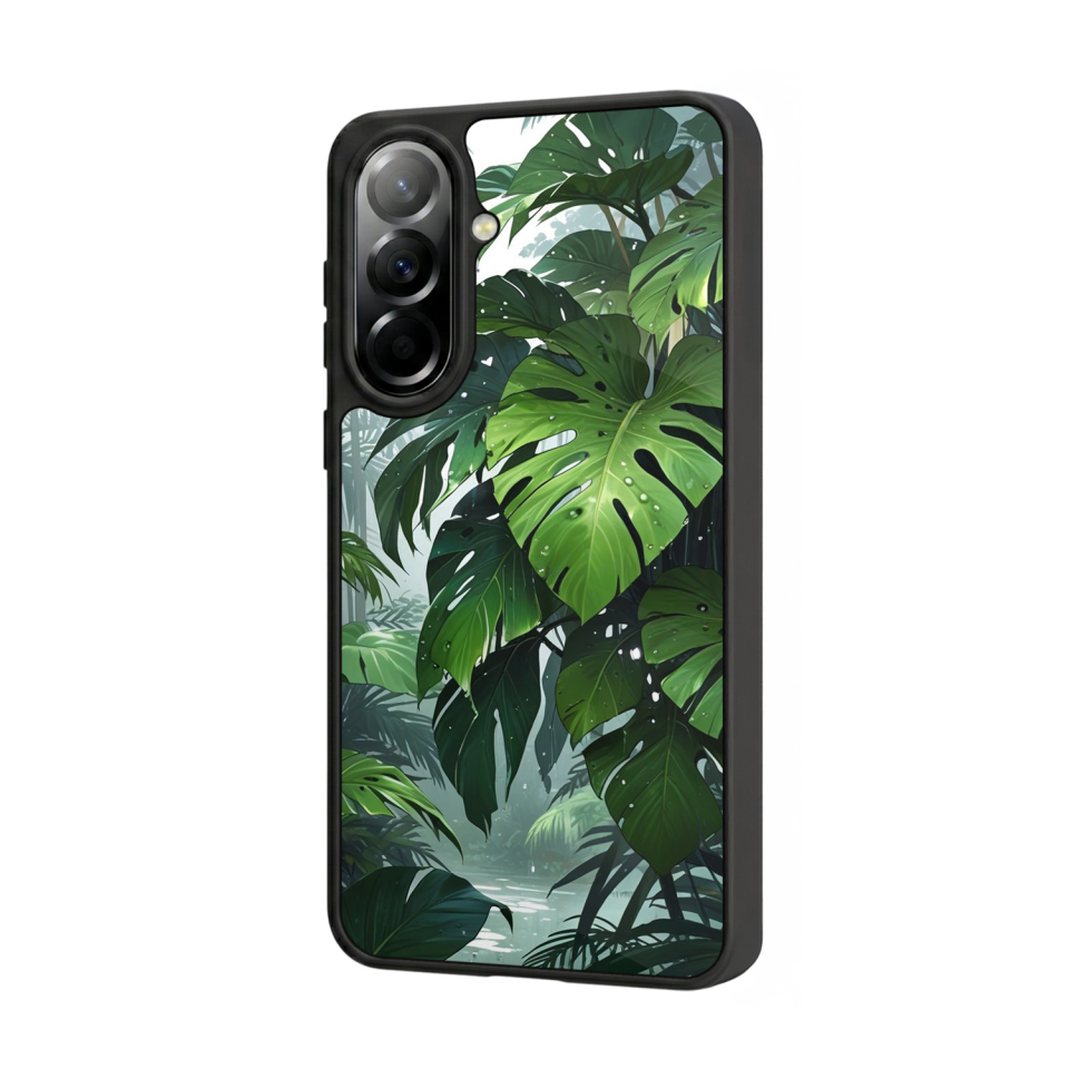 Samsung Galaxy A37 Uyumlu Botanik Tasarımlı Glossy Premium Kılıf