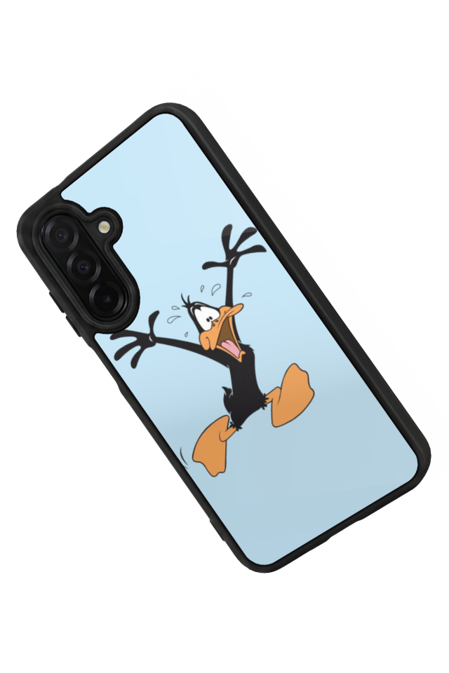 Samsung Galaxy A56 Uyumlu Daffy duck Tasarımlı Glossy Premium Kılıf