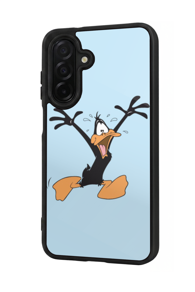 Samsung Galaxy A56 Uyumlu Daffy duck Tasarımlı Glossy Premium Kılıf