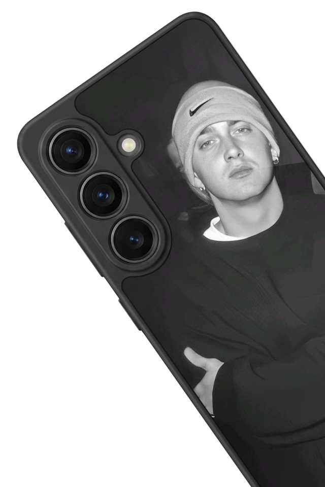 Samsung Galaxy S26 Uyumlu Eminem Tasarımlı Glossy Premium Kılıf