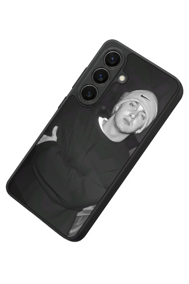 Samsung Galaxy S26 Uyumlu Eminem Tasarımlı Glossy Premium Kılıf