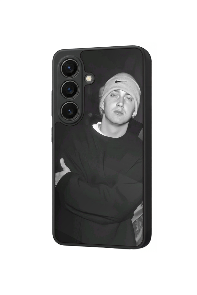 Samsung Galaxy S26 Uyumlu Eminem Tasarımlı Glossy Premium Kılıf