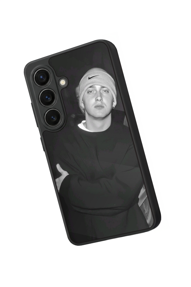 Samsung Galaxy S26 Uyumlu Eminem Tasarımlı Glossy Premium Kılıf