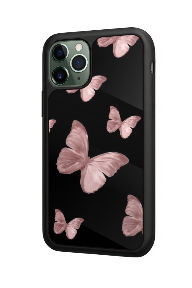 iPhone 11 Pro Max Uyumlu Kelebek Tasarımlı Glossy Premium Kılıf