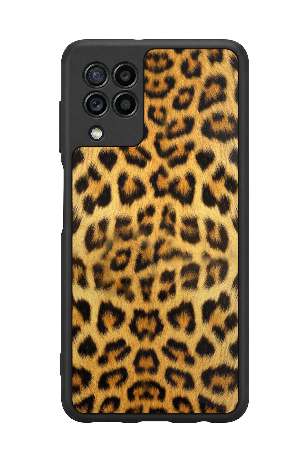 Samsung Galaxy M32 Uyumlu Leopar Tasarımlı Glossy Premium Kılıf