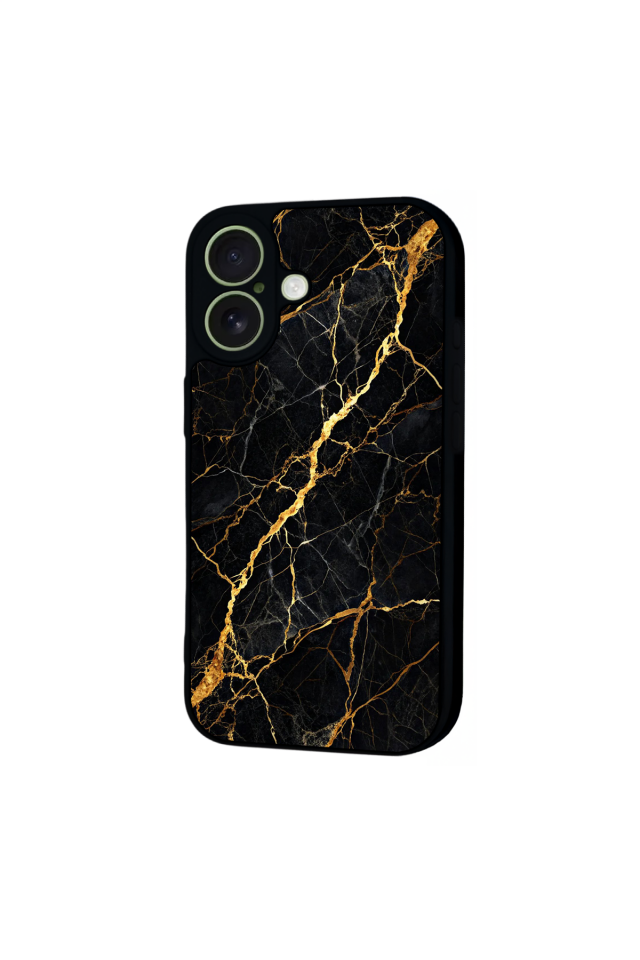 iPhone 17 Uyumlu Mermer Marble Tasarımlı Glossy Premium Kılıf