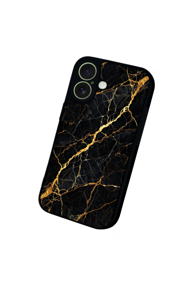 iPhone 17 Uyumlu Mermer Marble Tasarımlı Glossy Premium Kılıf