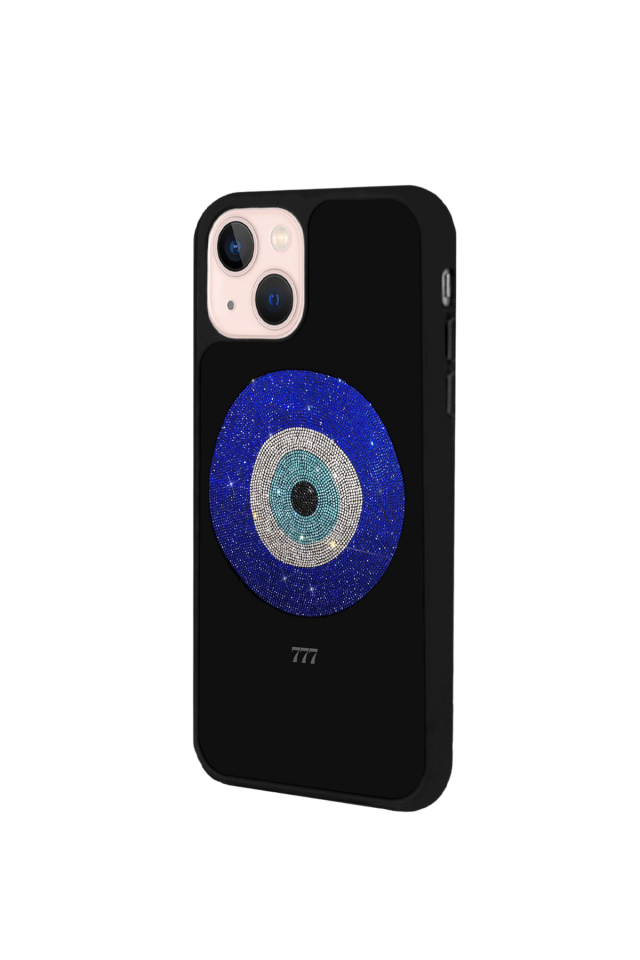 iPhone 15 Uyumlu Nazar Tasarımlı Glossy Premium Kılıf