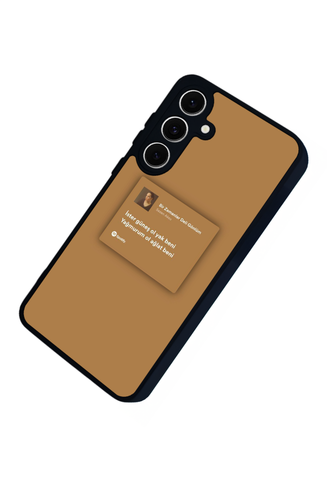 Samsung Galaxy S24 FE Uyumlu Sarki Sozleri Tasarımlı Glossy Premium Kılıf