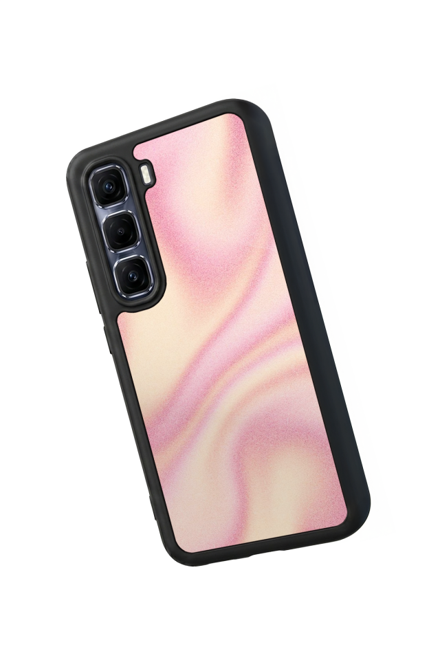Infinix Hot 60 Pro Plus Uyumlu Soft Degrade Tasarımlı Glossy Premium Kılıf