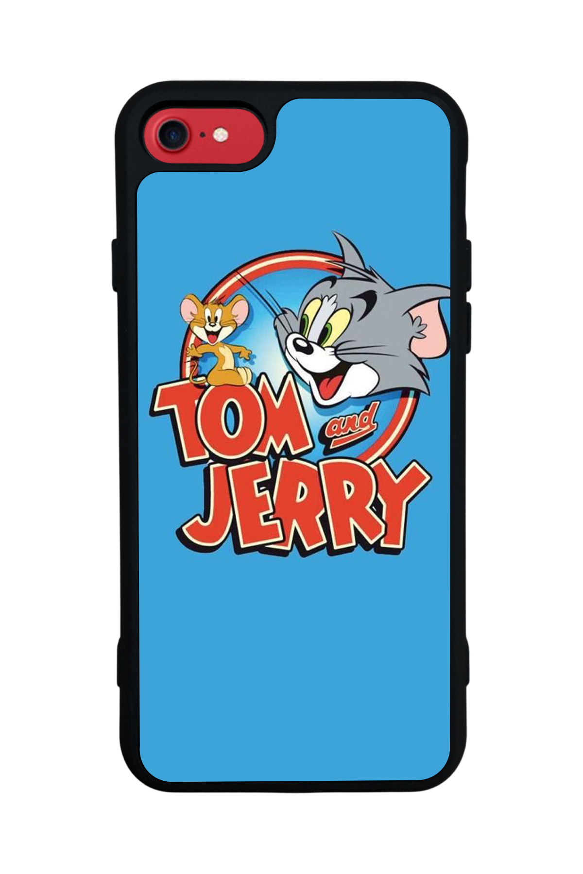 iPhone 7 Uyumlu Tom And Jerry Tasarımlı Glossy Premium Kılıf