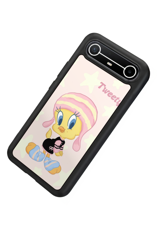 Tecno Spark Slim 5G Uyumlu Tweety Tasarımlı Glossy Premium Kılıf
