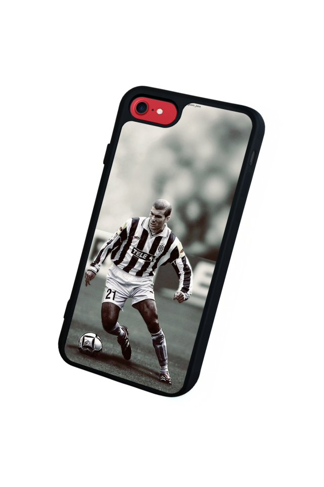 iPhone SE Uyumlu Zidane Tasarımlı Glossy Premium Kılıf