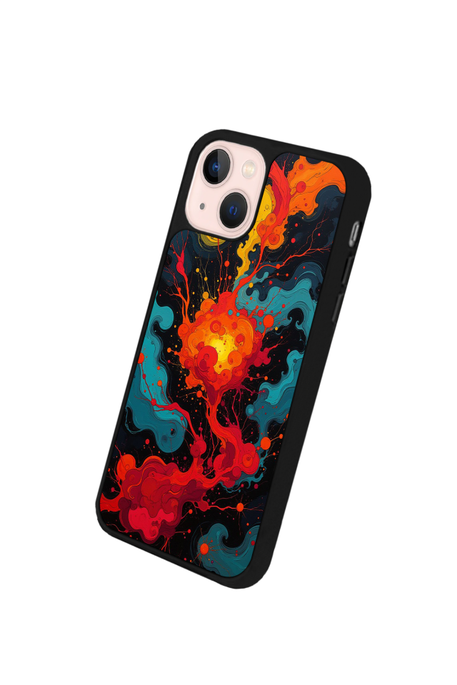 iPhone 15 Plus Uyumlu Abstract Tasarımlı Glossy Premium Kılıf
