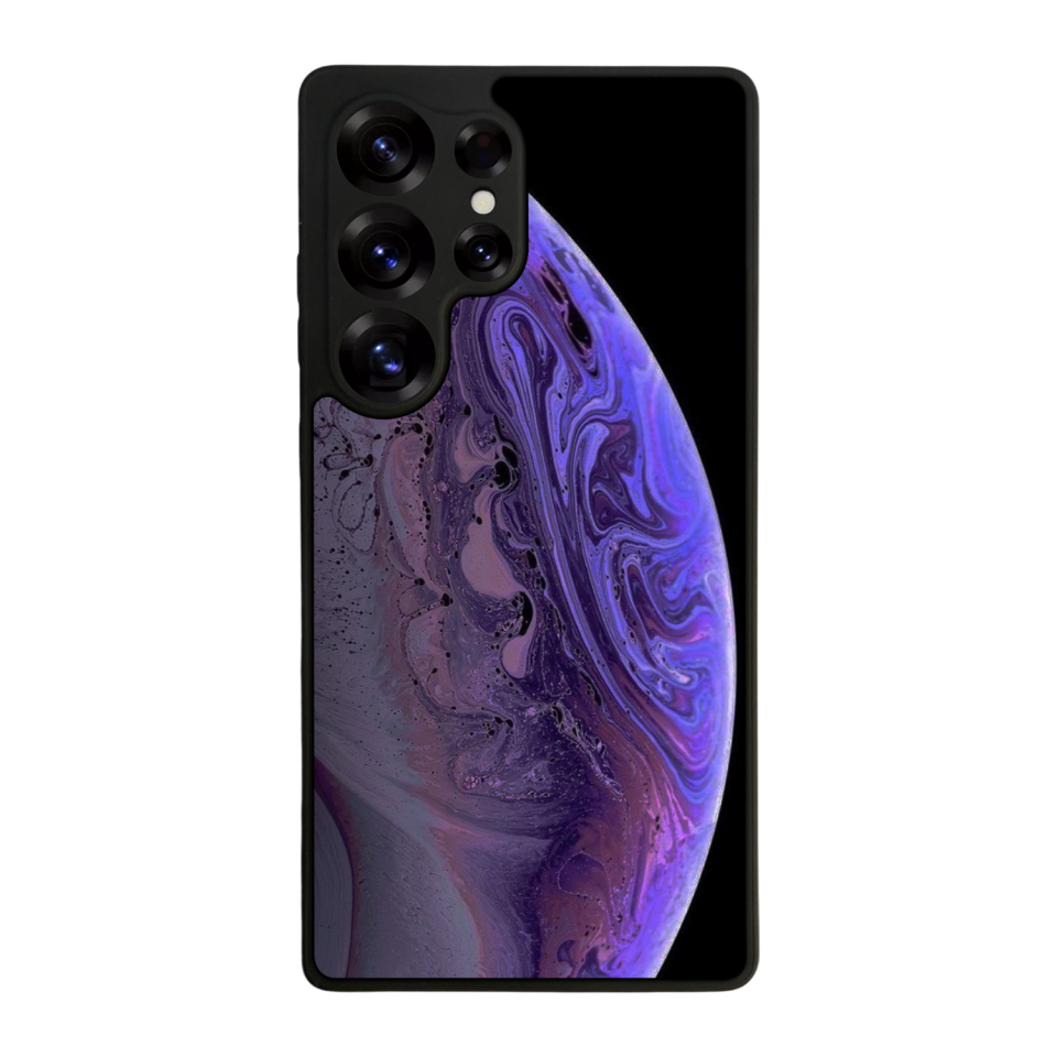 Samsung Galaxy S25 Ultra Uyumlu Ay Tasarımlı Glossy Premium Kılıf