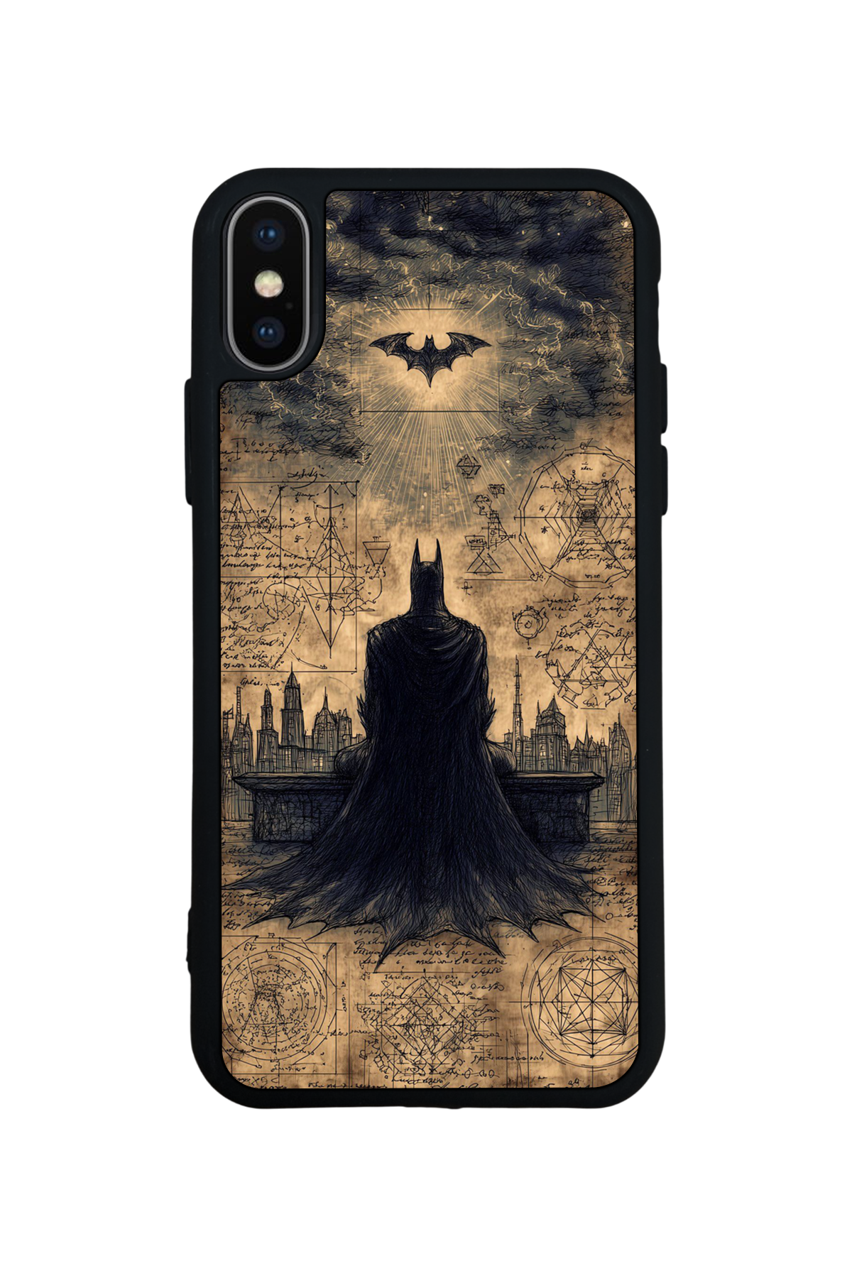 iPhone X/ XS Uyumlu Batman Tasarımlı Glossy Premium Kılıf