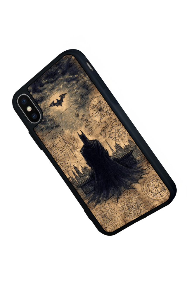 iPhone X/ XS Uyumlu Batman Tasarımlı Glossy Premium Kılıf