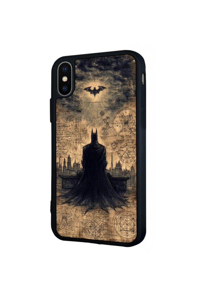 iPhone X/ XS Uyumlu Batman Tasarımlı Glossy Premium Kılıf