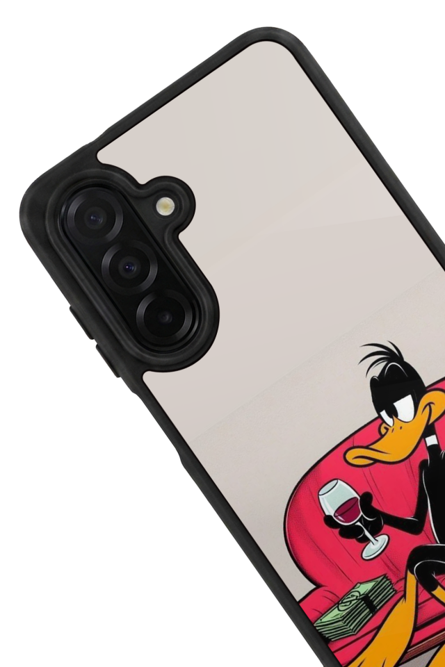 Samsung Galaxy A56 Uyumlu Daffy duck Tasarımlı Glossy Premium Kılıf