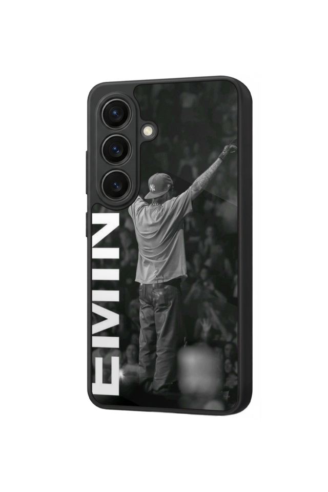 Samsung Galaxy S26 Uyumlu Eminem Tasarımlı Glossy Premium Kılıf