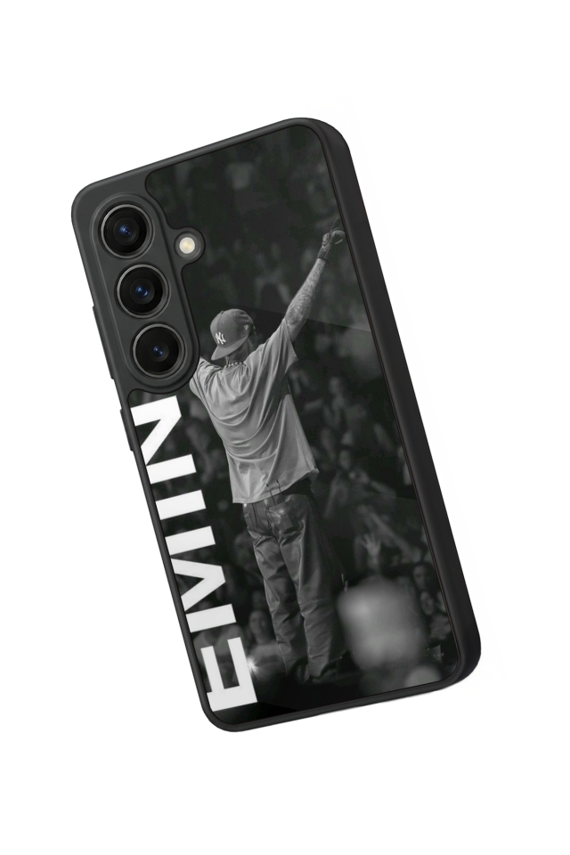 Samsung Galaxy S26 Uyumlu Eminem Tasarımlı Glossy Premium Kılıf