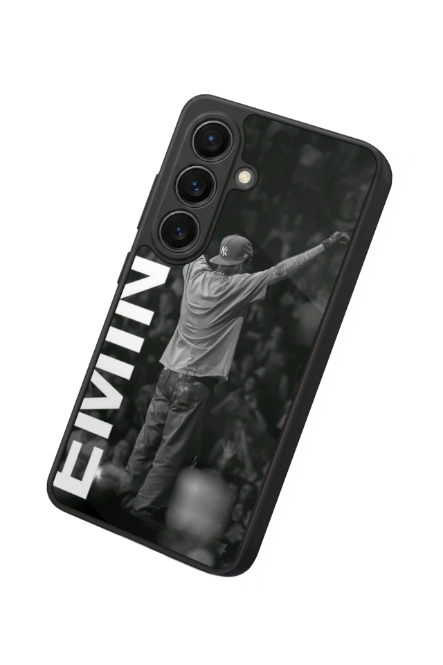 Samsung Galaxy S26 Uyumlu Eminem Tasarımlı Glossy Premium Kılıf