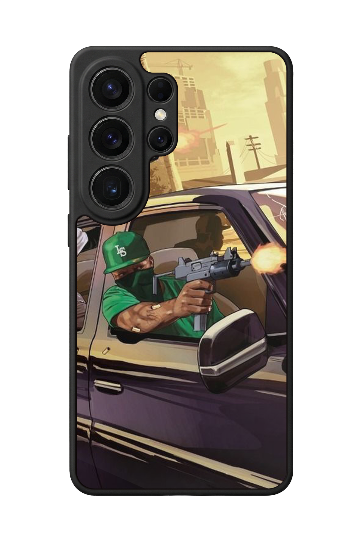 Samsung Galaxy S26 Ultra Uyumlu GTA Tasarımlı Glossy Premium Kılıf