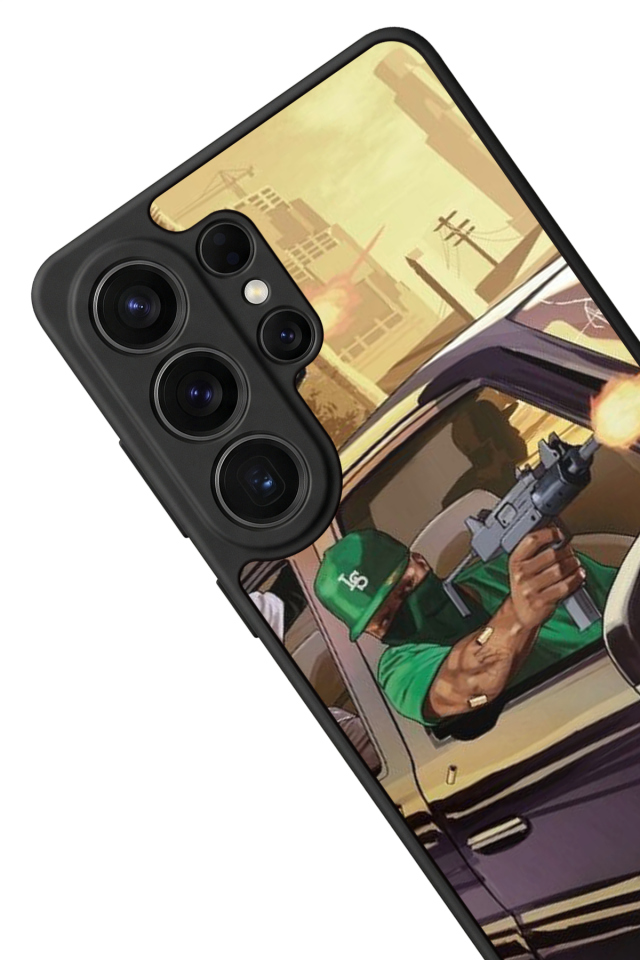 Samsung Galaxy S26 Ultra Uyumlu GTA Tasarımlı Glossy Premium Kılıf