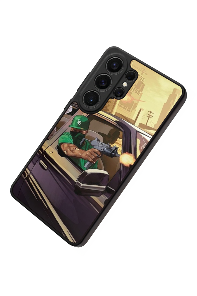 Samsung Galaxy S26 Ultra Uyumlu GTA Tasarımlı Glossy Premium Kılıf