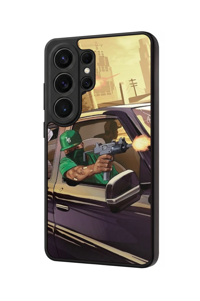Samsung Galaxy S26 Ultra Uyumlu GTA Tasarımlı Glossy Premium Kılıf