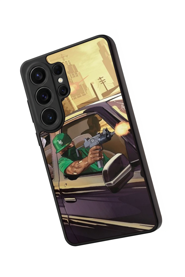 Samsung Galaxy S26 Ultra Uyumlu GTA Tasarımlı Glossy Premium Kılıf