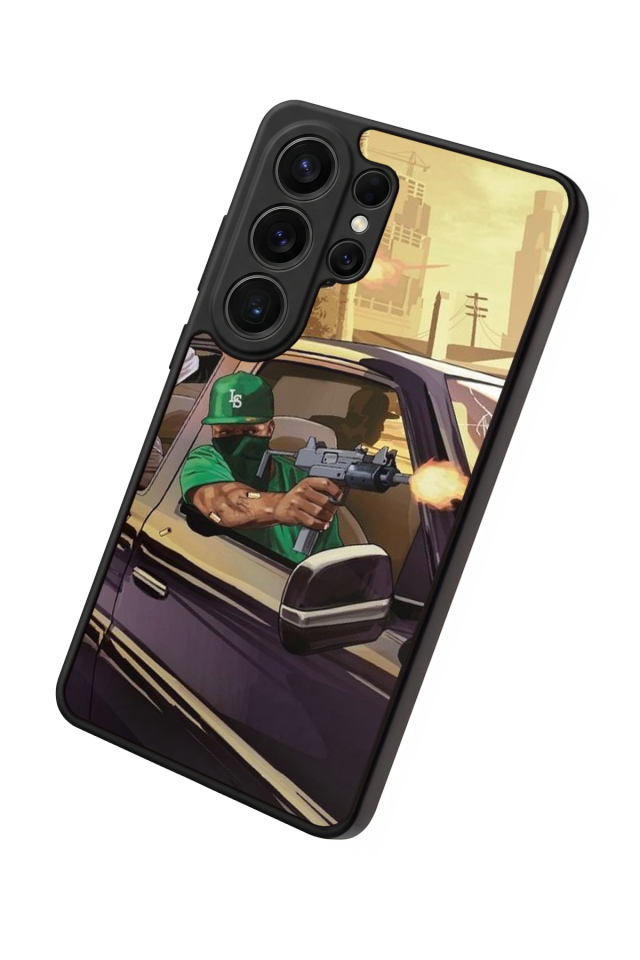 Samsung Galaxy S26 Ultra Uyumlu GTA Tasarımlı Glossy Premium Kılıf