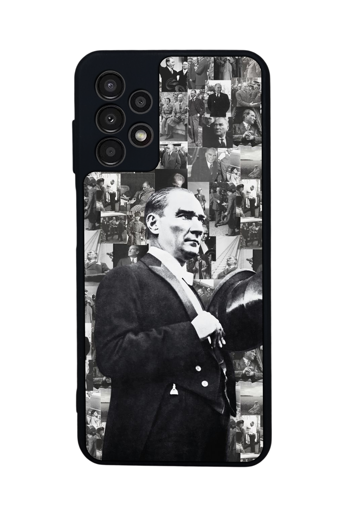 Samsung Galaxy A13 Uyumlu Mustafa Kemal Ataturk Tasarımlı Glossy Premium Kılıf