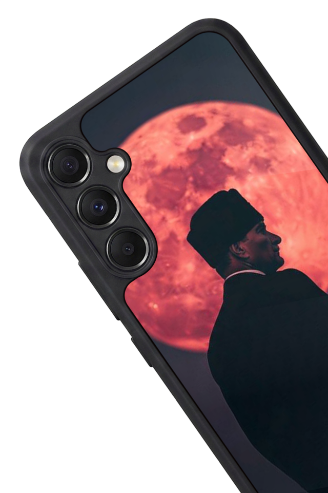 Samsung Galaxy M34 Uyumlu Mustafa Kemal Ataturk Tasarımlı Glossy Premium Kılıf