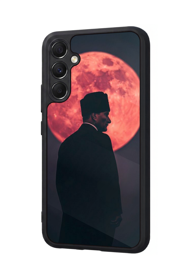 Samsung Galaxy M34 Uyumlu Mustafa Kemal Ataturk Tasarımlı Glossy Premium Kılıf
