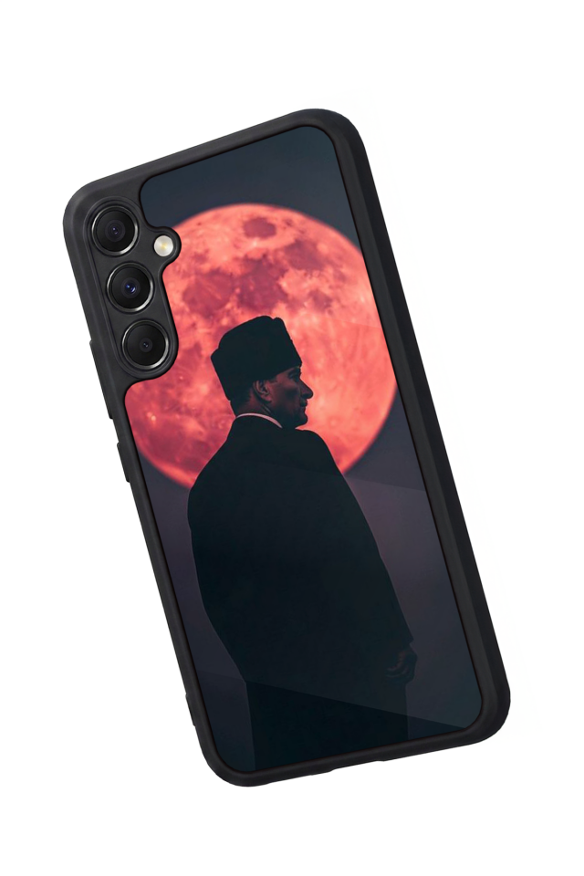 Samsung Galaxy M34 Uyumlu Mustafa Kemal Ataturk Tasarımlı Glossy Premium Kılıf