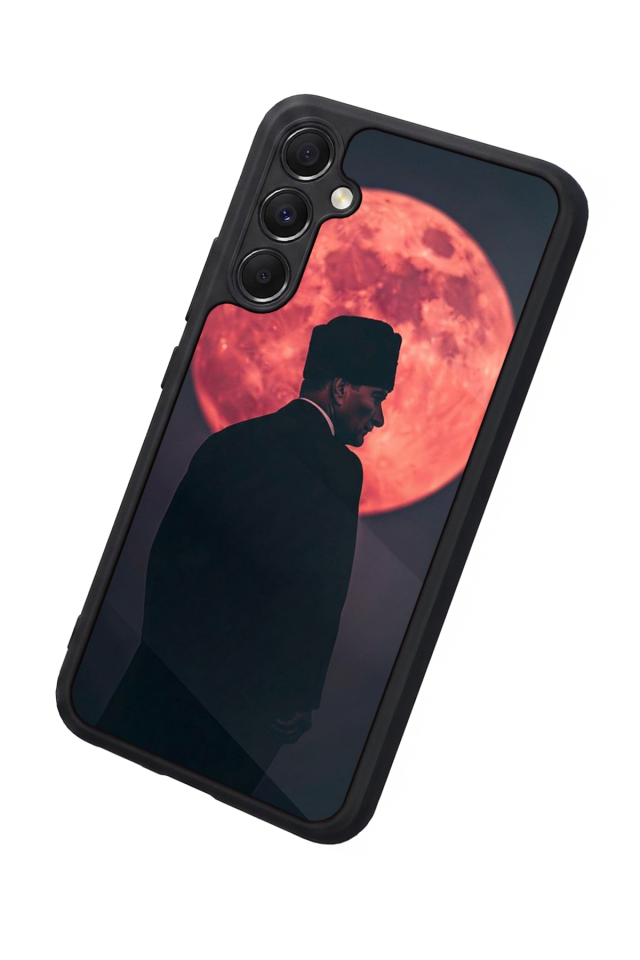 Samsung Galaxy M34 Uyumlu Mustafa Kemal Ataturk Tasarımlı Glossy Premium Kılıf