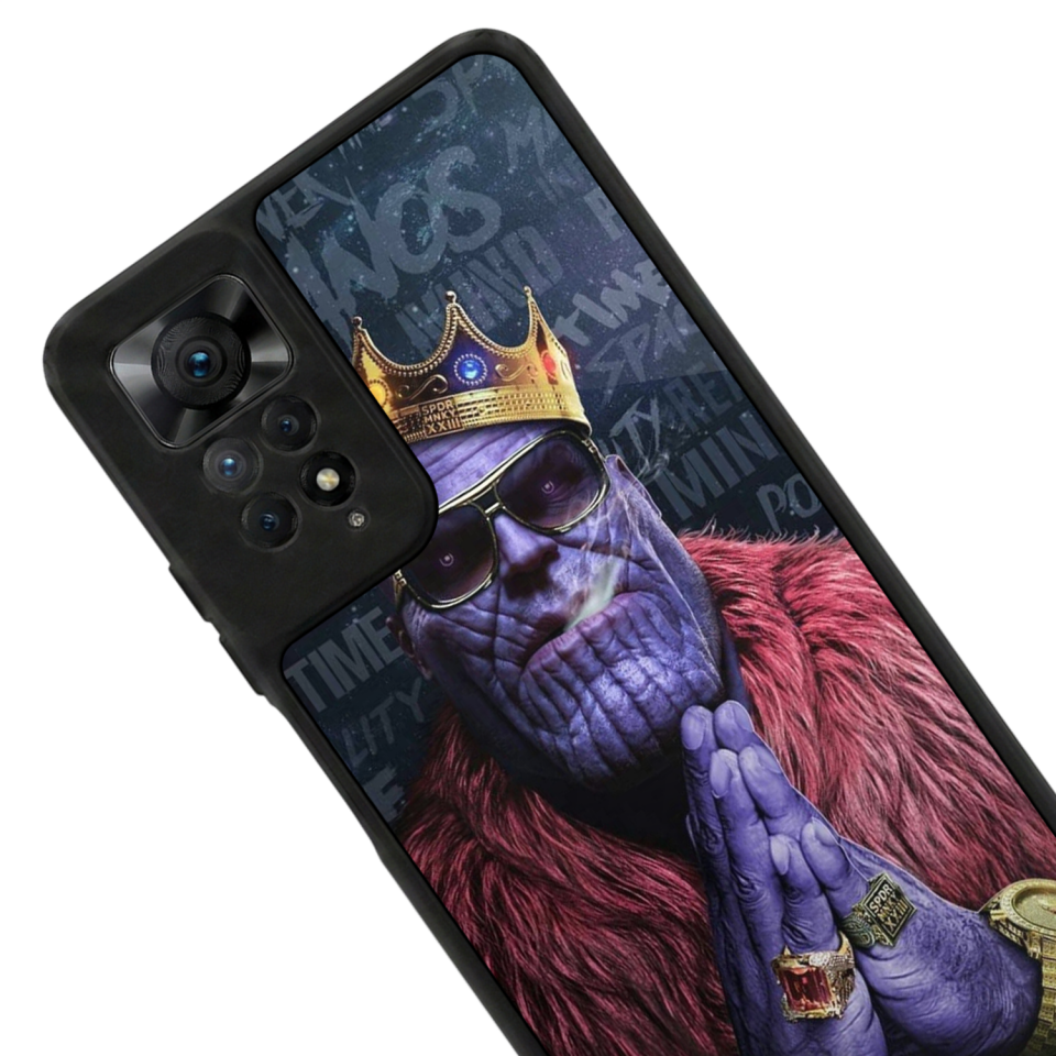 Xiaomi Redmi Note 11 Pro Uyumlu Thanos Tasarımlı Glossy Premium Kılıf