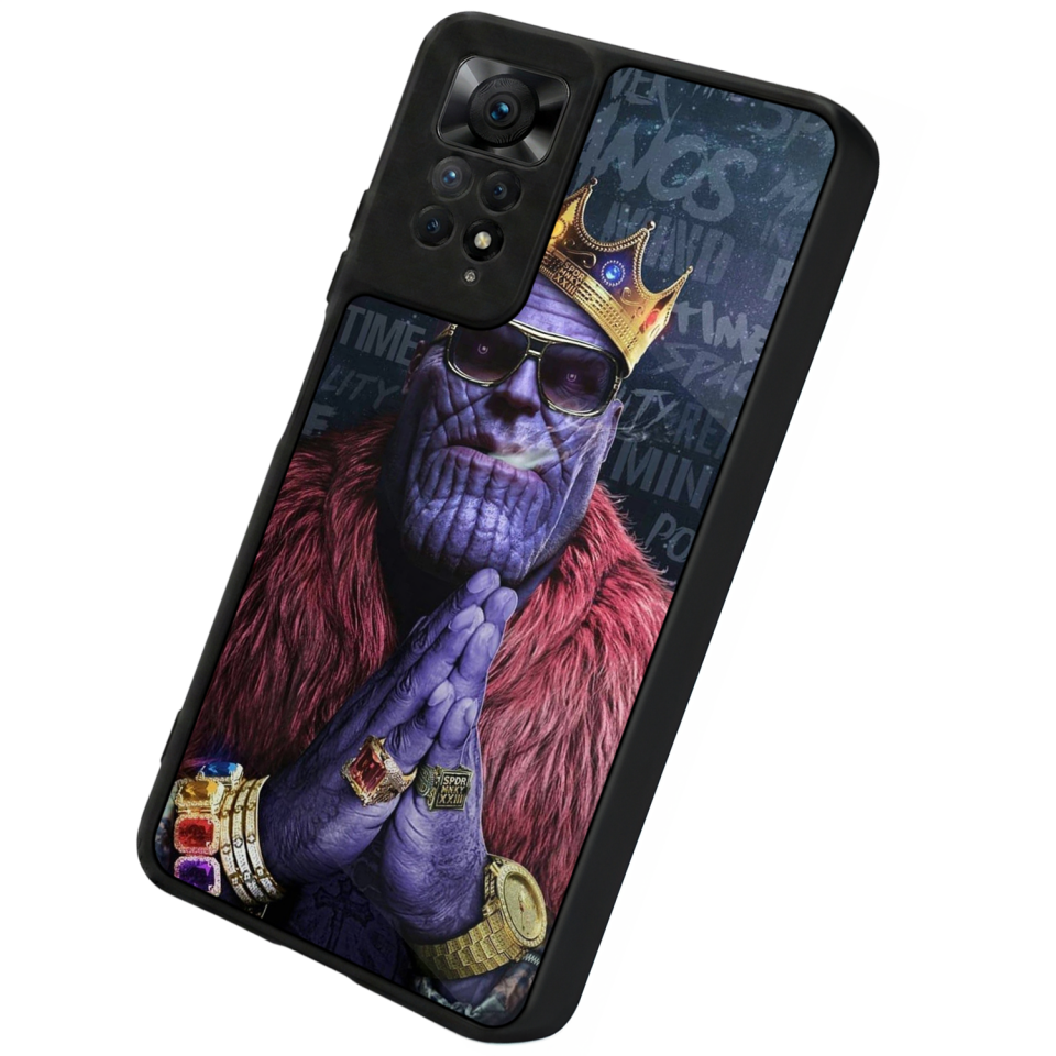 Xiaomi Redmi Note 11 Pro Uyumlu Thanos Tasarımlı Glossy Premium Kılıf