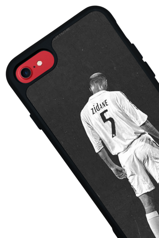 iPhone SE Uyumlu Zidane Tasarımlı Glossy Premium Kılıf