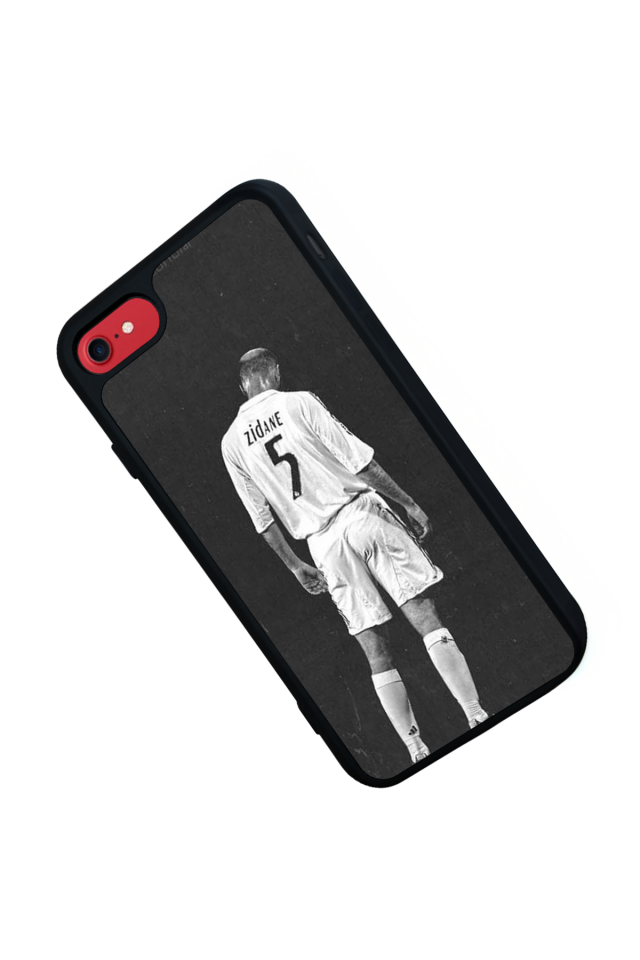 iPhone SE Uyumlu Zidane Tasarımlı Glossy Premium Kılıf