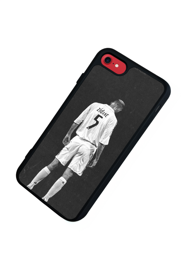 iPhone SE Uyumlu Zidane Tasarımlı Glossy Premium Kılıf