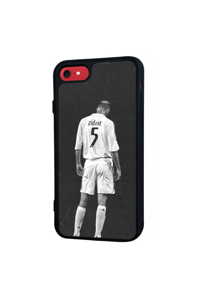 iPhone SE Uyumlu Zidane Tasarımlı Glossy Premium Kılıf