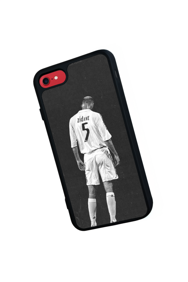 iPhone SE Uyumlu Zidane Tasarımlı Glossy Premium Kılıf